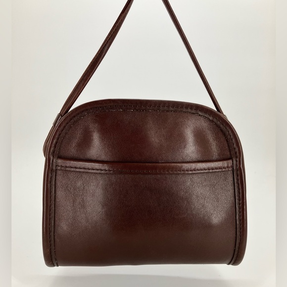 Vintage COACH Brown #9017 Abbie Zip Leather Bag - Picture 2 of 12